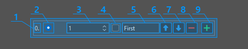 List Parameter Item Options